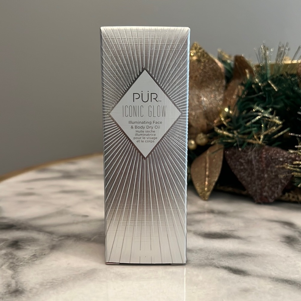 Pur Iconic Glow Face and Body Illuminating Dry Oil, New